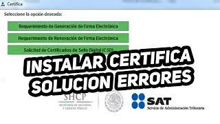 Error en Certifica del SAT en Java No Inicia o Pantalla Negra Actualizado