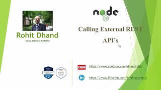 Nodej External API calling through AXIOS