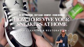 Full Cleaning Restoration Tutorial & Walk Through - Sneaker Cleaning | Jordan 1 Lows Concord (2023)