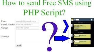 How to Send Free SMS using PHP? [With Source Code]
