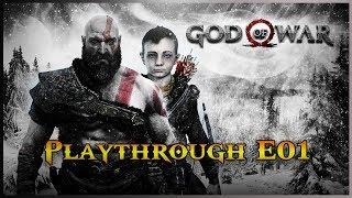 God of War - PS4 Exclusive - Full Playthrough E01