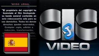 CIC Video (with spanish legal warning) (Logo) (VHS, 50fps)