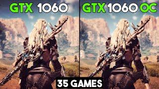 HOW MUCH FREE PERFORMANCE? GTX 1060 STOCK vs. OC OVERCLOCKED in 35Games 2023