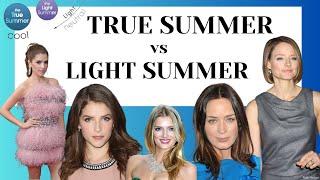 TRUE SUMMER VS LIGHT SUMMER: WHAT'S THE DIFFERENCE?