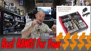 Trying Out the New Pyle PMXU48bt  4 Channel audio mixer Plus Bluetooth