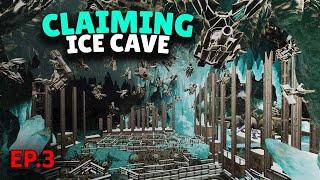 WIPING & CLAIMING ICE CAVE!? Official Small Tribe - ARK Ascended EP.3