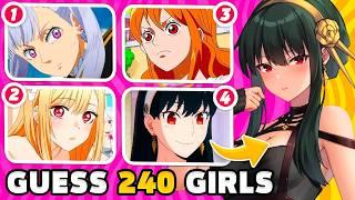  Guess the Anime by 4 GIRLS  Anime Quiz