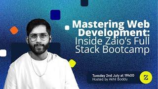 Mastering Web Development: Inside Zaio’s Full Stack Bootcamp