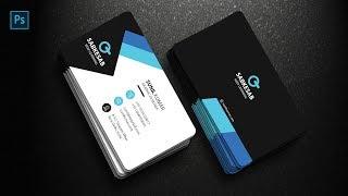 Business Card Design Hindi | Professional Visiting Card Design | Visiting Card Design in Photoshop