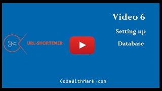 6) Database Setup - My Short URL System