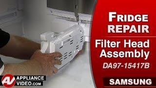 Samsung Refrigerator - Water Leaking - Filter Head Assembly Repair