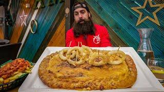 FLETCHER'S OLYMPIC CALZONE CHALLENGE | BeardMeatsFood