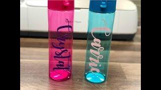 How To Personalize A Water Bottle With Cricut