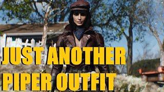 Fallout 4 Mod Review - Just Another Piper Outfit (CBBE)