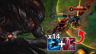 YASUO VS VIKTOR INSANE 1V5 PLAYS WILD RIFT