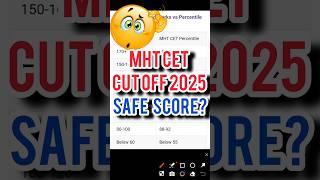 MHT CET CUT OFF 2025 | MHT CET Exam Registration Date 2025 | Syllabus | Mht Cet Cut Off 2024 #mhtcet