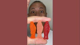  ASMR SWEDISH FISH SNAPPLE 3 FRUIT FLAVORS AND EATING SOUNDSORIGINAL LENGTH#shorts #asmr