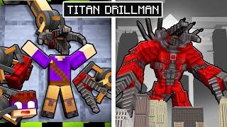 DONAT3LO virou TITAN DRILL MAN no Minecraft!