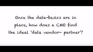 Must-Haves for a Multi-vendor Data strategy. Mark Godley, Lead Genius