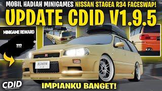 REVIEW MOBIL BARU EVENT MINIGAME DAN MERCH CDID UPDATE V1.9.5 ! STAGEA R34 - Car Driving Indonesia