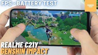 Realme C21Y Genshin Impact Gaming test | Spreadtrum T610, 4GB RAM