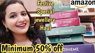 Amazon Festive Special Jewellery Haul / Necklace Sets,  Earrings, Pendant Sets / Neema's Corner