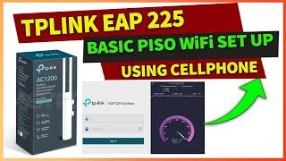 Paano E-Setup ang Tplink EAP 225 Sa Piso WiFi Vendo - Basic Configuration & Product Review #pisowifi