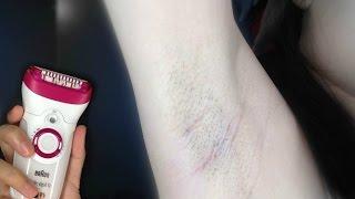 Underarm -  How I use Epilator - Braun Silk-épil 9