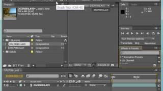 Обзор панели инструментов Adobe After Effects CS4