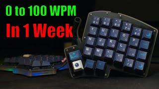 I went from 0 to 100 WPM in 1 Week