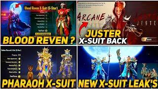  Finally | Old Golden Pharaoh X-SUIT Is Back | Blood Reven X-Suit |New X-SUIT LEAK'S |PUBGM