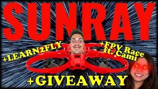 FPV Kit Giveaway! Hisingy Sunray Review, Flights, and FPV RACE!