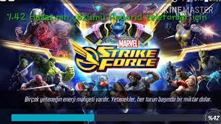 Marvel Strike force %42 Problem Solution.%100.%42 hatası çözümü türkçe