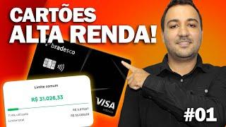 CARTÃO VISA INFITE BRADESCO! LIMITES? COMO CONSEGUIR? ANUIDADE? SALA VIP? #SERIEALTARENDA #1