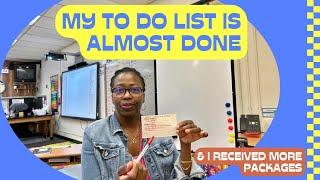 THERE IS STILL MORE TO DO || THE WORK CONTINUES || WEEKLY TEACHER VLOG