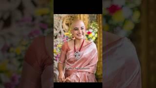 actress Nivetha Thomas head shave look edited #actress #funny #headshave #mottai #gundu #longhair