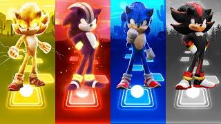 Super Sonic  DarkSpine Sonic  Sonic  Shadow (Dance Monkey x Bad Karma x Astronaut x Soldier)