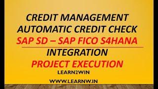 credit management sap sd | automatic credit check sap sd | static customer credit check sap sd