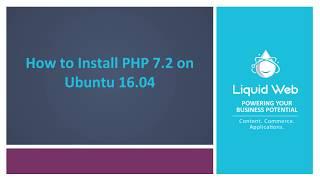 How to Install PHP 7 2 on Ubuntu 16 04