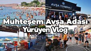 [4K] Avşa Adası Merkez Yürüyüş Vlog'u #today #vlog #türkiye