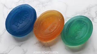 Glycerin Clear soap collection cutting ASMR