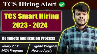 TCS Smart Hiring 2024 and 2023 | TCS Off-Campus Drive 2024 | Big Update |