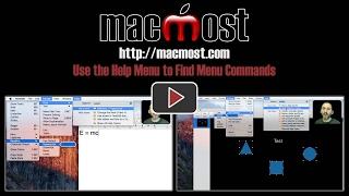 Use the Help Menu to Find Menu Commands (#1341)