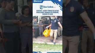 Kakak –Adik Tewas di Atas Ranjang  Rumah di Kendiri, Sudah 5 Hari