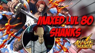 Killing Akaza with Shanks! Buffed Lvl 80 Maxed Shanks / Hanks in Roblox Anime Mania