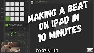 Making a Beat in 10 minutes on my iPad using Beat Maker 3