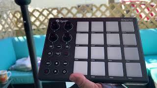 TempoPAD by Synido unboxing and demonstration ( MIDI DRUM PAD CONTROLLER)** JUST RELEASED ITEM !!