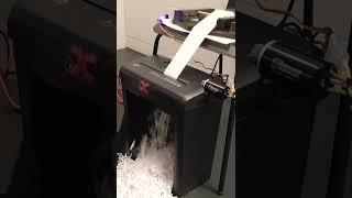 Paper Roll vs. High-speed Shredder