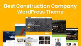 Best Construction Company WordPress Theme