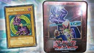 INSANE! YuGiOh 2002 DARK MAGICIAN TIN OPENING! OLD SCHOOL TIN & PACKS!